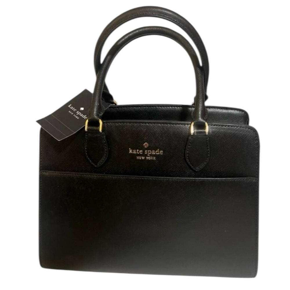 Kate Spade Black Leather Handbag New with Tags
